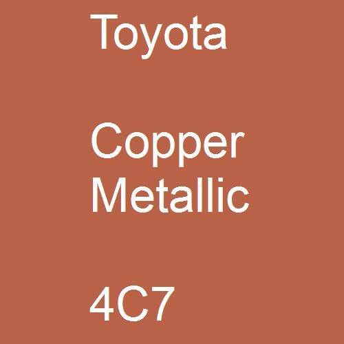 Toyota, Copper Metallic, 4C7.